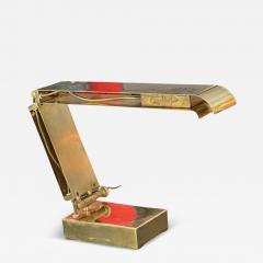 Adjustable Italian Brass Table Lamp 1970s - 4000327