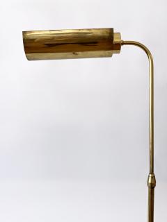 Adjustable Mid Century Modern Brass Floor Lamp or Reading Light Sweden 1960s - 4301717
