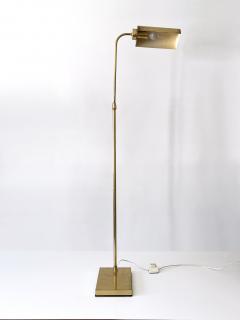 Adjustable Mid Century Modern Brass Floor Lamp or Reading Light Sweden 1960s - 4301721