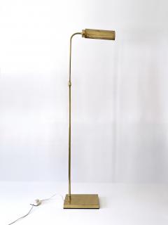 Adjustable Mid Century Modern Brass Floor Lamp or Reading Light Sweden 1960s - 4301722