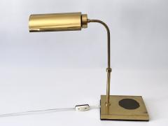 Adjustable Mid Century Modern Brass Table Lamp or Desk Light Sweden 1960s - 4301579
