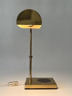 Adjustable Mid Century Modern Brass Table Lamp or Desk Light Sweden 1960s - 4301580