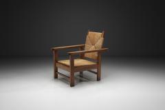 Adjustable Smoking Chair With Wicker Back and Seat Europe 20th Century - 4528286