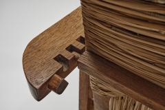 Adjustable Smoking Chair With Wicker Back and Seat Europe 20th Century - 4528290