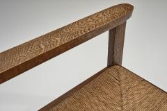 Adjustable Smoking Chair With Wicker Back and Seat Europe 20th Century - 4528295