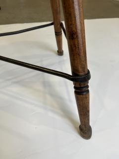 Adjustable Vintage Wood Stool - 3940835