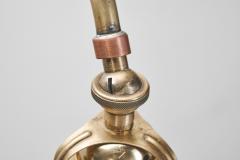 Adjustable Wall Light with Triangle Opal Glass Shade Denmark ca 1950s - 4746897