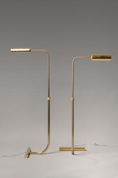 Adjustable floor lamp in chrome plated brass France 1960s - 3438804