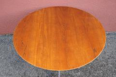 Adjustable teak round coffee table - 1225208