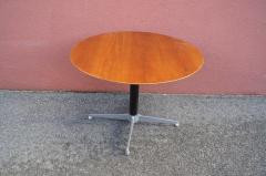 Adjustable teak round coffee table - 1225212