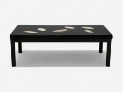 Ado Chale Ado Chale Black Resin Agate Coffee Table Belgium 1990s - 4387694
