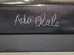 Ado Chale Ado Chale Black Resin Agate Coffee Table Belgium 1990s - 4387701