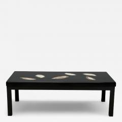 Ado Chale Ado Chale Black Resin Agate Coffee Table Belgium 1990s - 4389319