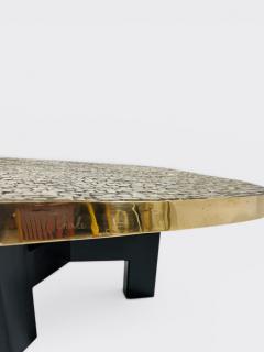 Ado Chale Ado Chale Coffee table Relief of Polished Agates - 4564243