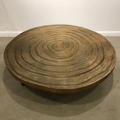 Ado Chale Circular Bronze coffee table by Ado Chale - 1048371