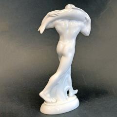 Adolf Amberg Nude with Fish by Adolf Amberg 1874 1913 German porcelain 1905 - 1752523