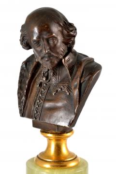 Adolf Karl Brutt Bronze Bust W Shakespeare By Adolf Karl Brutt 1910 Germany H Gladenbeck Son - 1324950