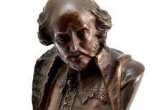 Adolf Karl Brutt Bronze Bust W Shakespeare By Adolf Karl Brutt 1910 Germany H Gladenbeck Son - 1324953