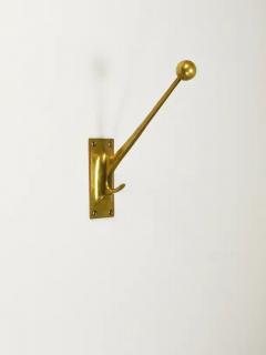 Adolf Loos Adolf Loos Art Nouveau Brass Wall Hook for Knize Comp Vienna Austria 1909 - 4066657