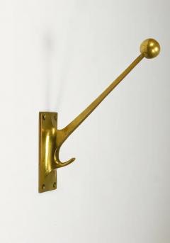 Adolf Loos Adolf Loos Art Nouveau Brass Wall Hook for Knize Comp Vienna Austria 1909 - 4066658