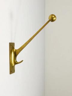 Adolf Loos Adolf Loos Art Nouveau Brass Wall Hook for Knize Comp Vienna Austria 1909 - 4066661