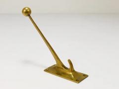 Adolf Loos Adolf Loos Art Nouveau Brass Wall Hook for Knize Comp Vienna Austria 1909 - 4066720