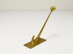 Adolf Loos Adolf Loos Art Nouveau Brass Wall Hook for Knize Comp Vienna Austria 1909 - 4066725