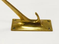 Adolf Loos Adolf Loos Art Nouveau Brass Wall Hook for Knize Comp Vienna Austria 1909 - 4066726
