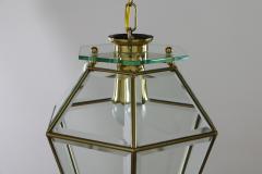 Adolf Loos Italian Midcentury Lanter Pendant Lamp Adolf Loos Style 1950s - 3095359