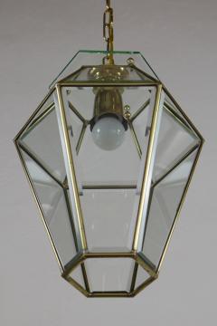 Adolf Loos Italian Midcentury Lanter Pendant Lamp Adolf Loos Style 1950s - 3095362