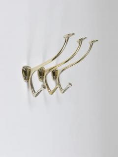 Adolf Loos Up to 6 Adolf Loos Art Nouveau Nickel Brass Wall Hooks Caf Capua Vienna 1900s - 4078920