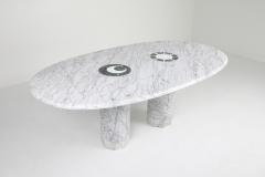 Adolfo Natalini Sun Moon Marble Dining Table by Adolfo Natalini for Up Up 1990s - 1183779