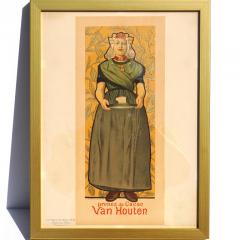Adolph Willette Adolph Willette Cacao Van Houten Original 1896 Poster Chaix - 3021398