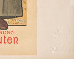 Adolph Willette Adolph Willette Cacao Van Houten Original 1896 Poster Chaix - 3021417