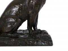 Adolphe Louis Victor Geoffroy Roaring Jaguar French Modernism Bronze Sculpture by Adolphe Geoffroy - 1187429