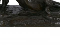 Adolphe Louis Victor Geoffroy Roaring Jaguar French Modernism Bronze Sculpture by Adolphe Geoffroy - 1187436