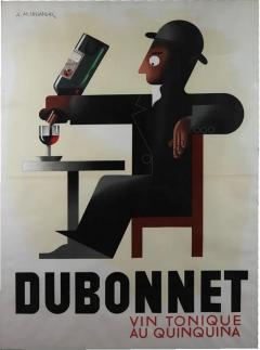 Adolphe Mouron Cassandre Large Dubonnet Poster by A M Cassandre - 3788375