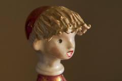 Adorable Italian Luster Glazed Studio Pottery Figurine 1960s - 4395740