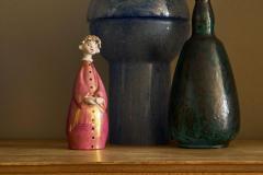 Adorable Italian Luster Glazed Studio Pottery Figurine 1960s - 4395857