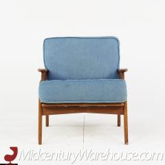 Adrian Pearsall Adrian Pearsall 1209C Mid Century Walnut Cane Back Lounge Chair - 2579653