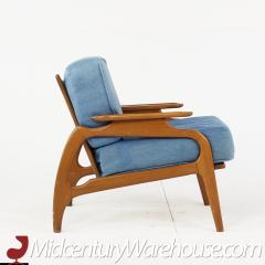 Adrian Pearsall Adrian Pearsall 1209C Mid Century Walnut Cane Back Lounge Chair - 2579655