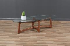 Adrian Pearsall Adrian Pearsall 2454 TGO Sculpted Walnut Coffee Table - 3824689