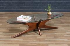 Adrian Pearsall Adrian Pearsall 893 TGO Coffee Table w Surfboard Glass Top - 4341349