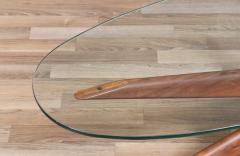 Adrian Pearsall Adrian Pearsall 893 TGO Coffee Table w Surfboard Glass Top - 4341354