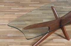 Adrian Pearsall Adrian Pearsall 893 TGO Sculpted Coffee Table w Stingray Glass Top - 4290750