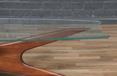 Adrian Pearsall Adrian Pearsall 893 TGO Sculptural Coffee Table w Stingray Glass Top - 4103702