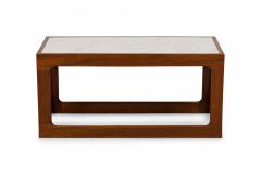 Adrian Pearsall Adrian Pearsall American Mid Century Open Cube Wood and Faux White Marble Coffee - 4653322