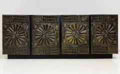 Adrian Pearsall Adrian Pearsall Brutalist Sculptura Buffet For Craft Associates - 4106685