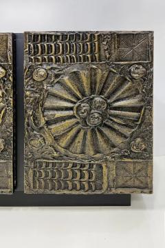 Adrian Pearsall Adrian Pearsall Brutalist Sculptura Buffet For Craft Associates - 4106689