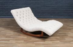 Adrian Pearsall Adrian Pearsall Button Tufted Chaise Rocking Chair for Craft Associates - 4294122